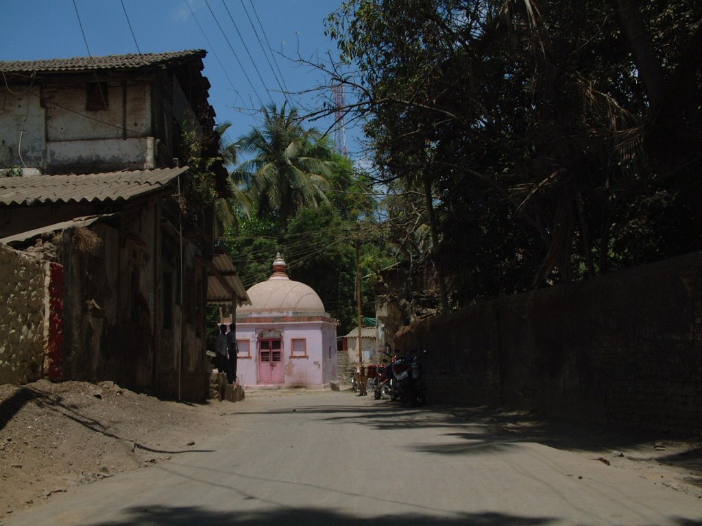 Pink Temple in Tarapur, Maharashtra