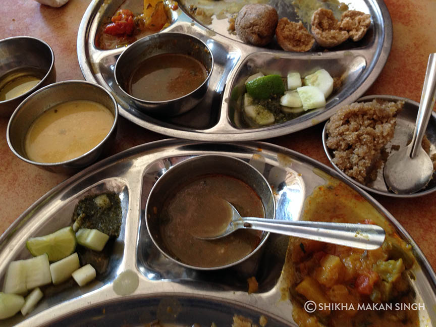 Dhaba food in Rajasthan