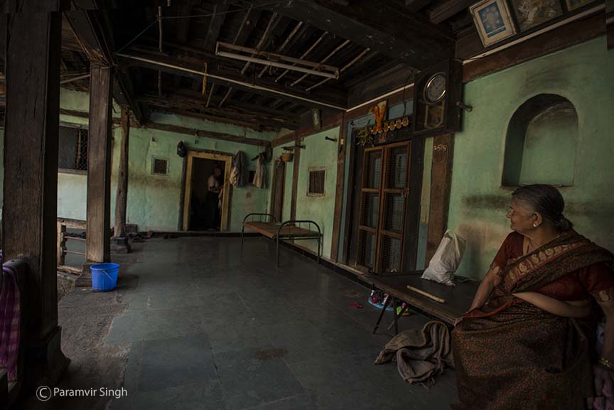 Inside a house near Bhor Rajwada 