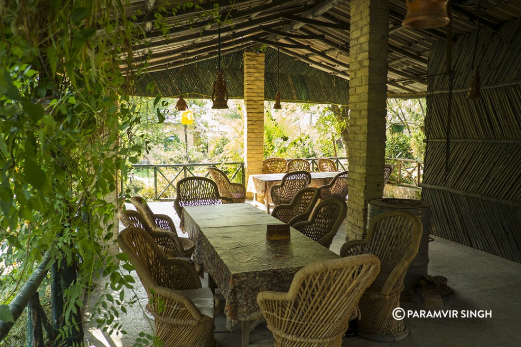 The dining area at Namlang Himal in Bir.