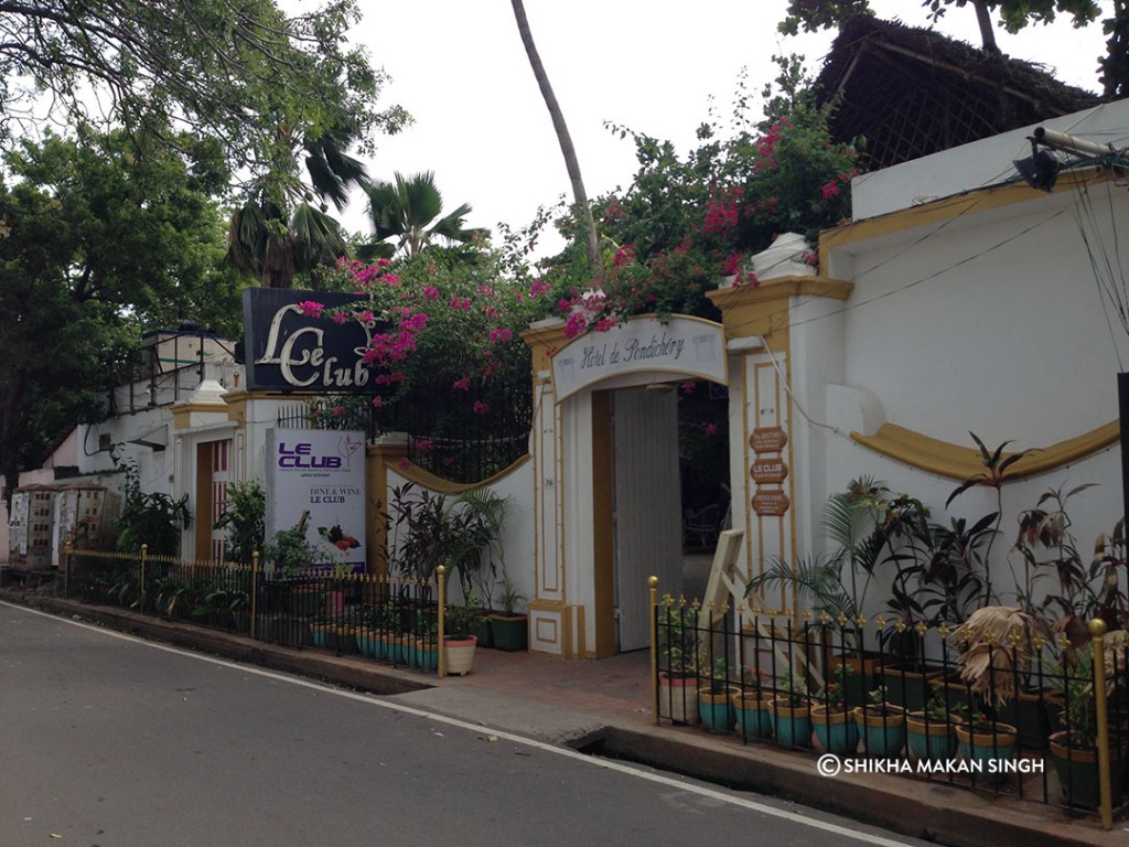 We stayed at the lovely Hotel De Pondicherry