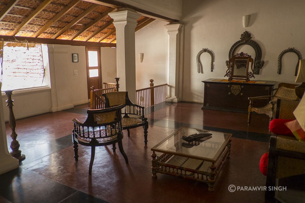 Neemrana Hotels in Tranquibar : First Floor Landing at The Gatehouse