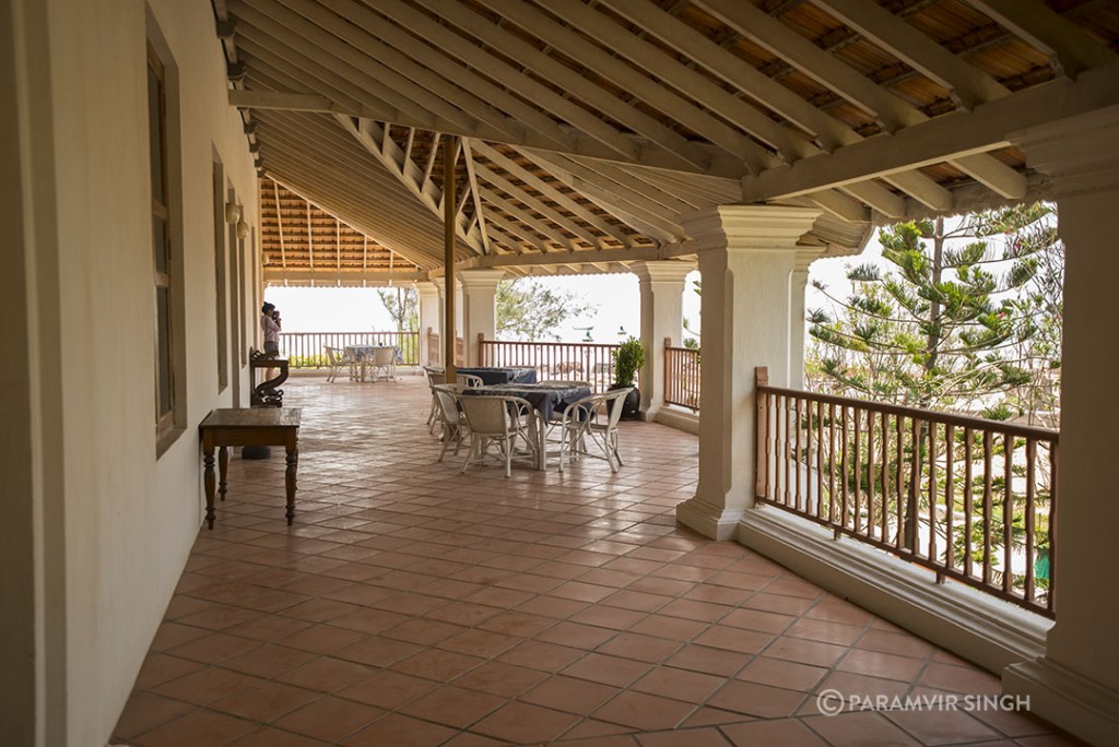 Neemrana Hotels in Tranquibar : Balcony at Bungalow On The Beach