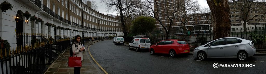 The lovely Cartwright Gardens in London