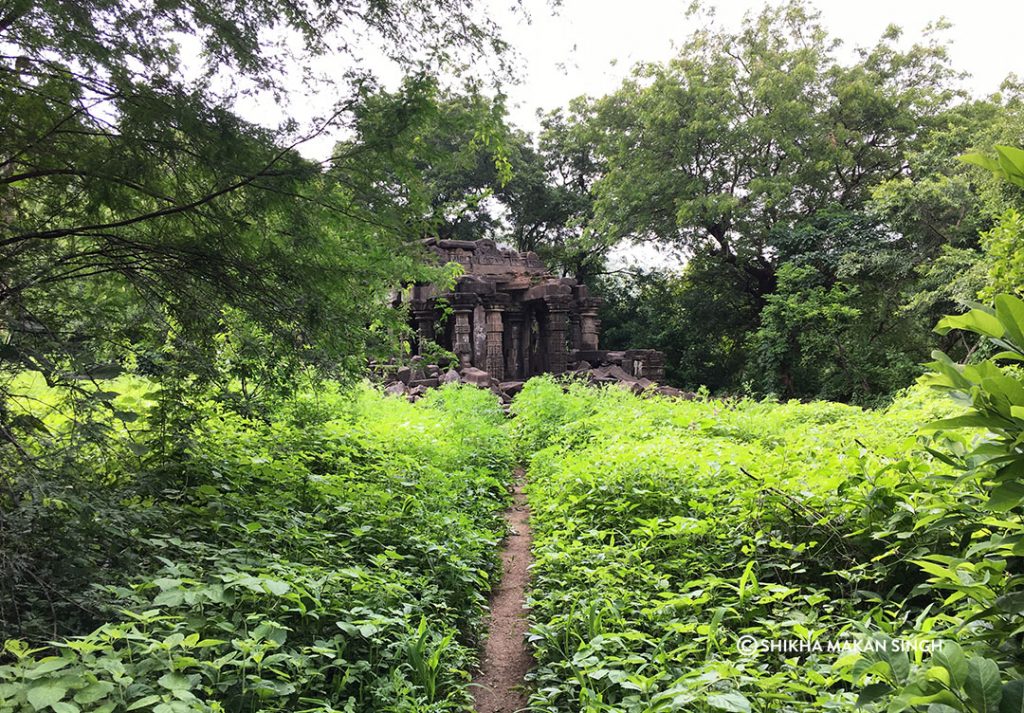 Lonar Lake forest temple.