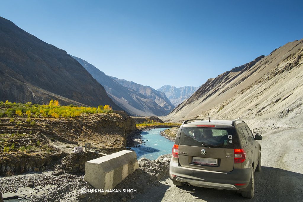 Skoda Yeti in Spiti Valley