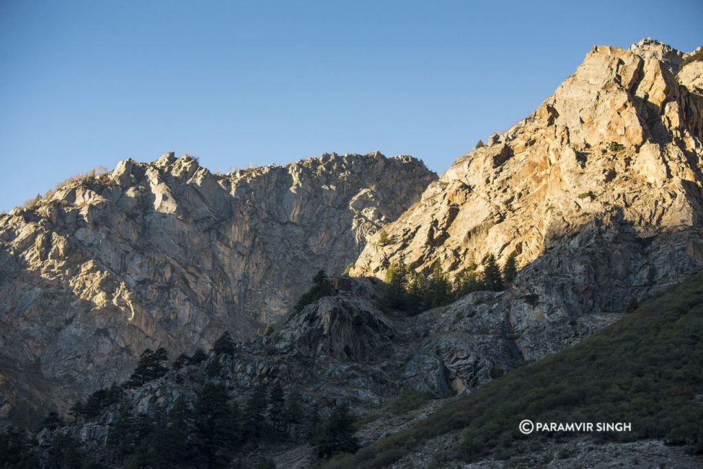 Barren peaks