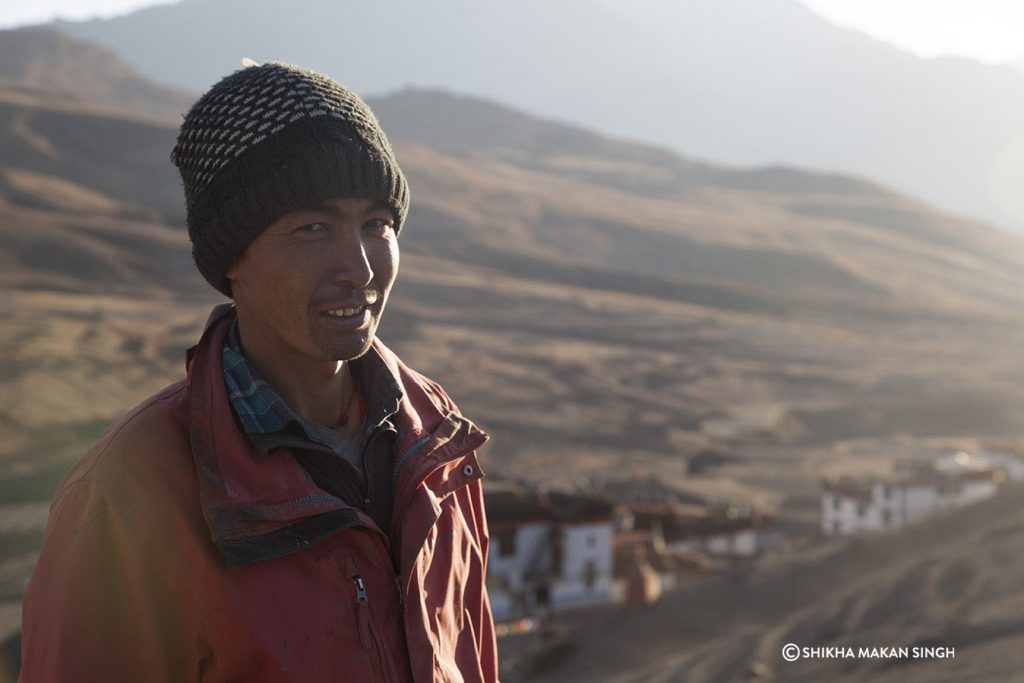 Villager, Kibber, Spiti Valley, Himachal Pradesh