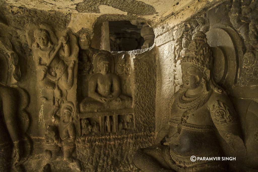 Inside Ellora Caves, India
