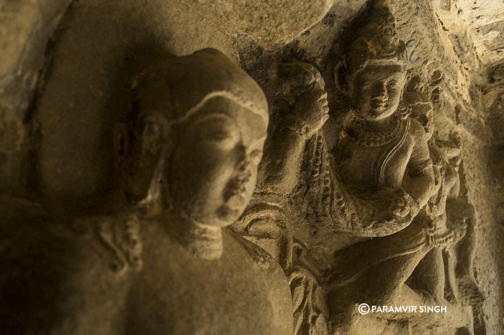 Inside Ellora Caves, India