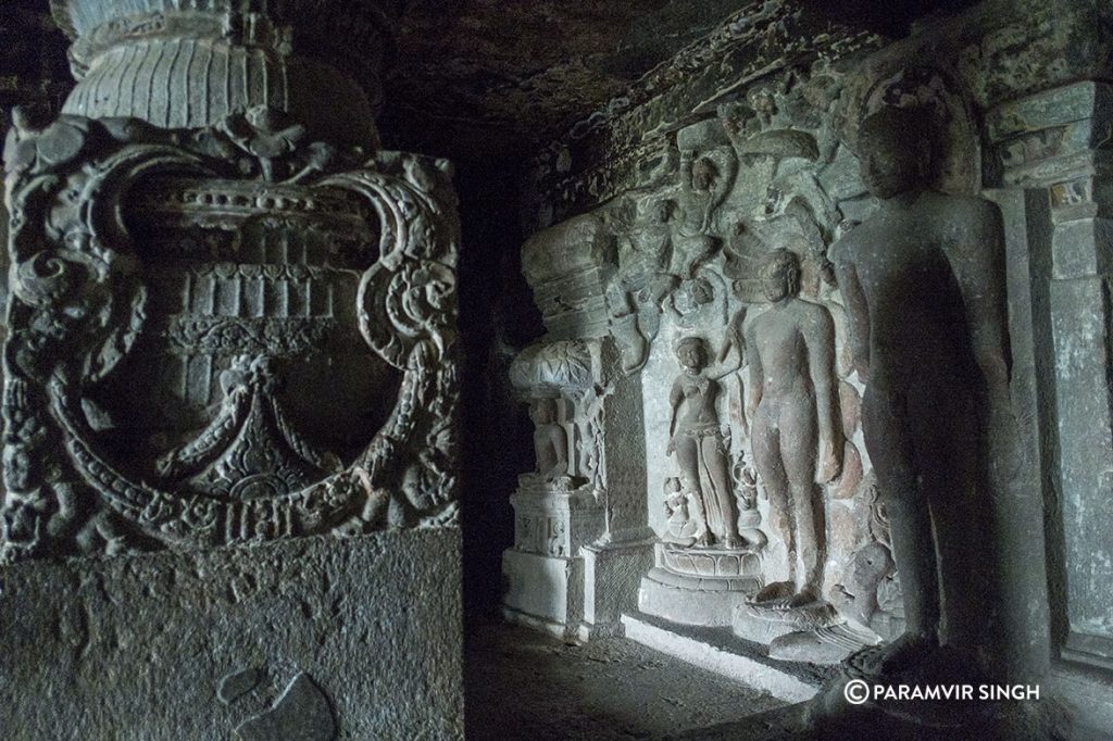 Inside Ellora Caves, India