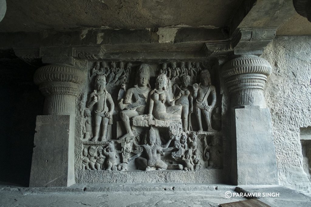 Inside Ellora Caves, India