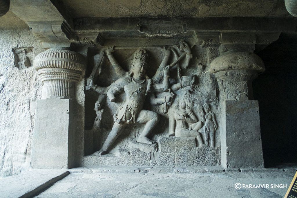 Inside Ellora Caves, India