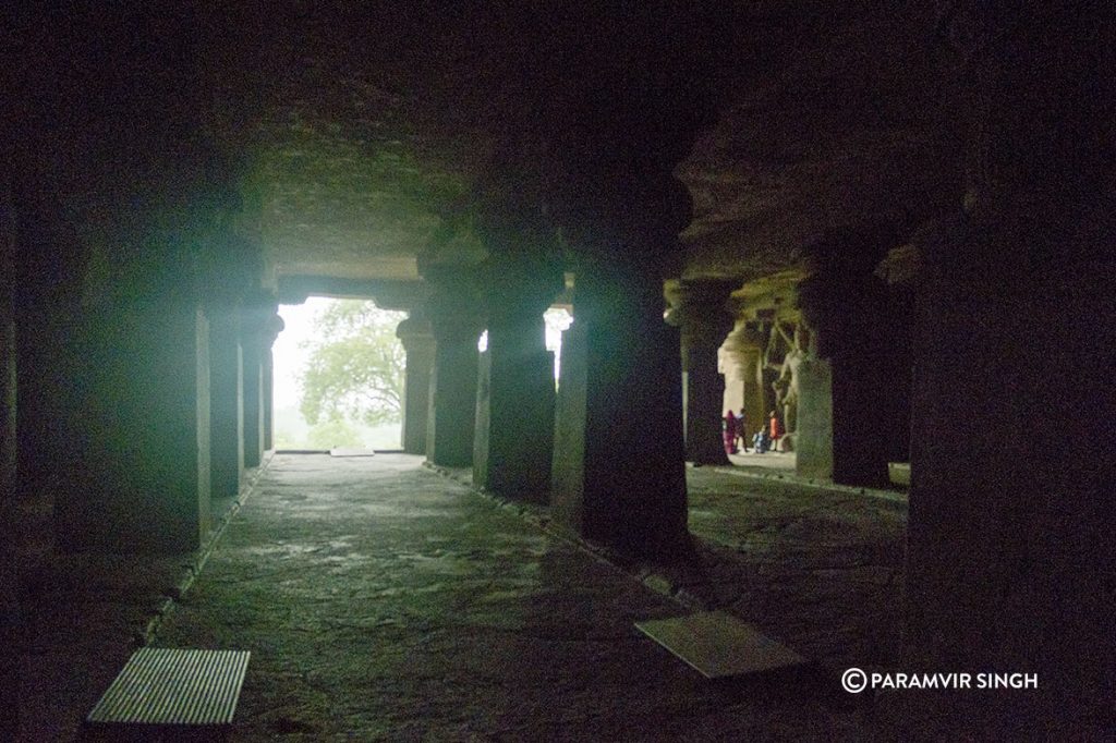 Inside Ellora Caves, India