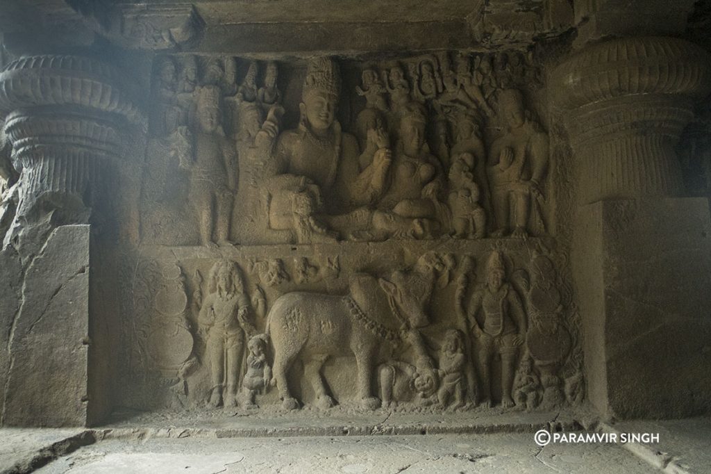 Inside Ellora Caves, India