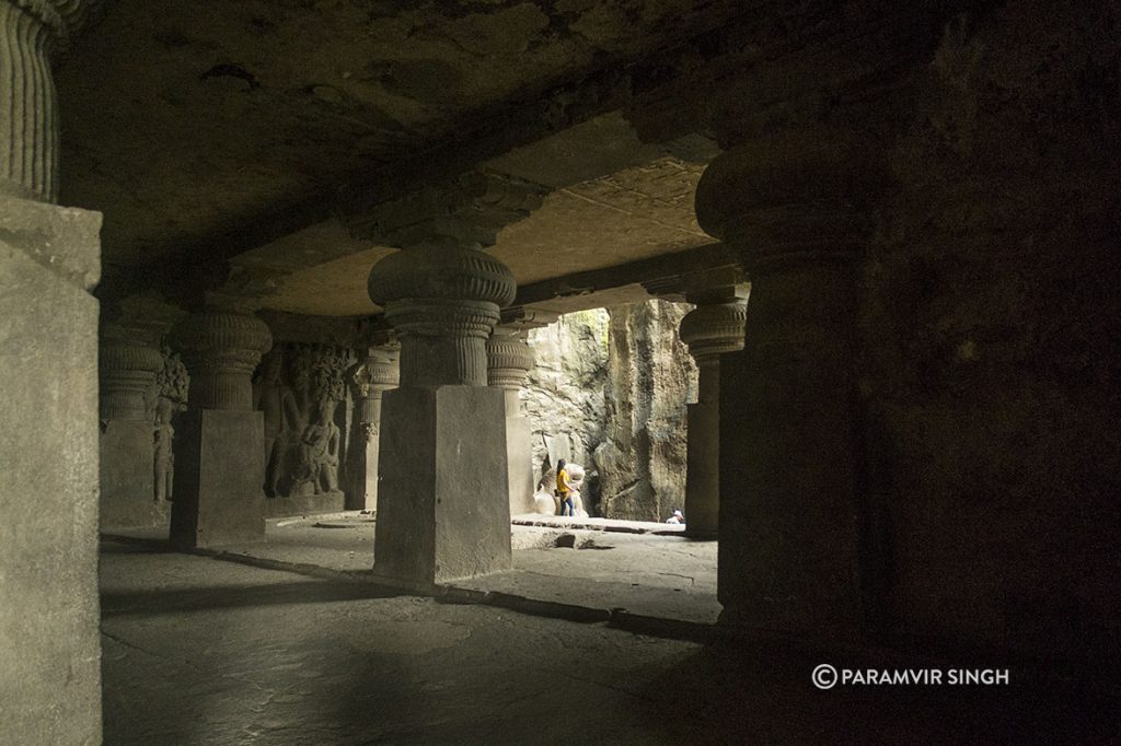 Inside Ellora Caves, India