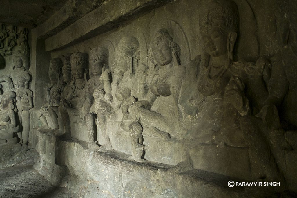 Inside Ellora Caves, India