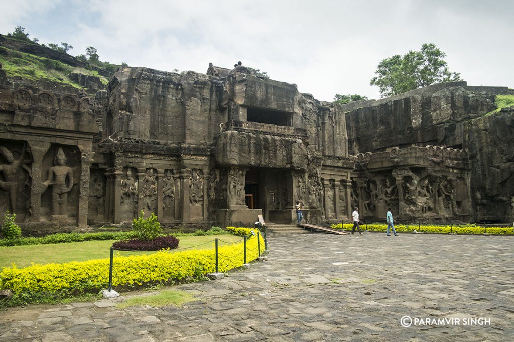 Inside Ellora Caves, India