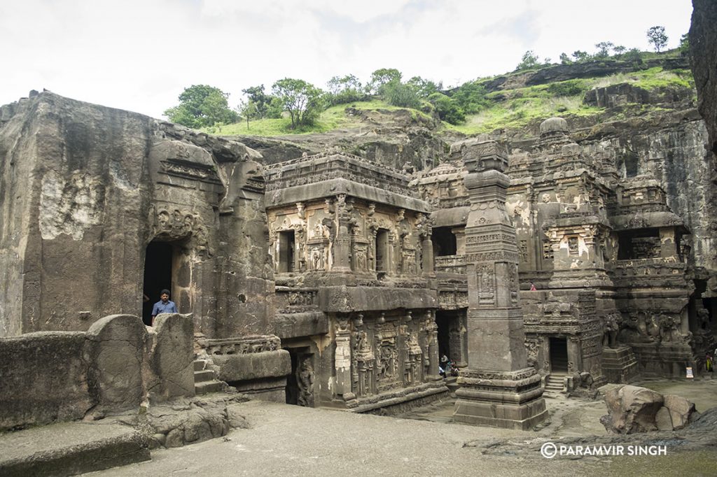 Details at Kailasa Temple, Ellora Caves, India