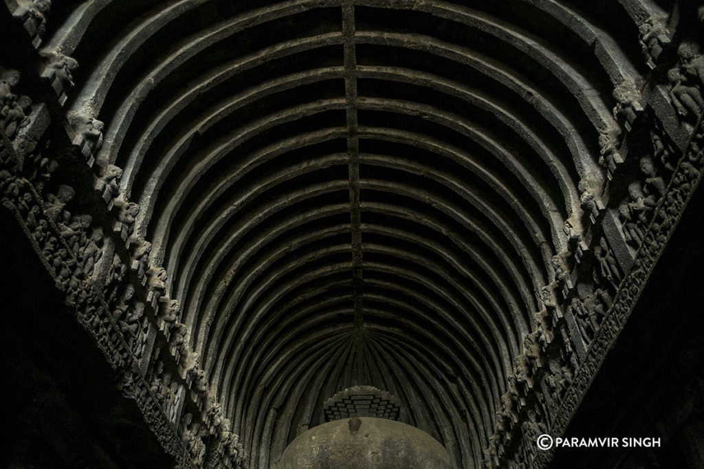 Inside Ellora Caves, India