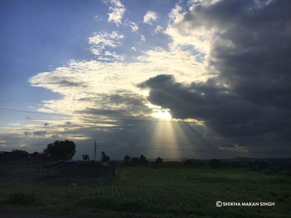 sunset in aurangabad