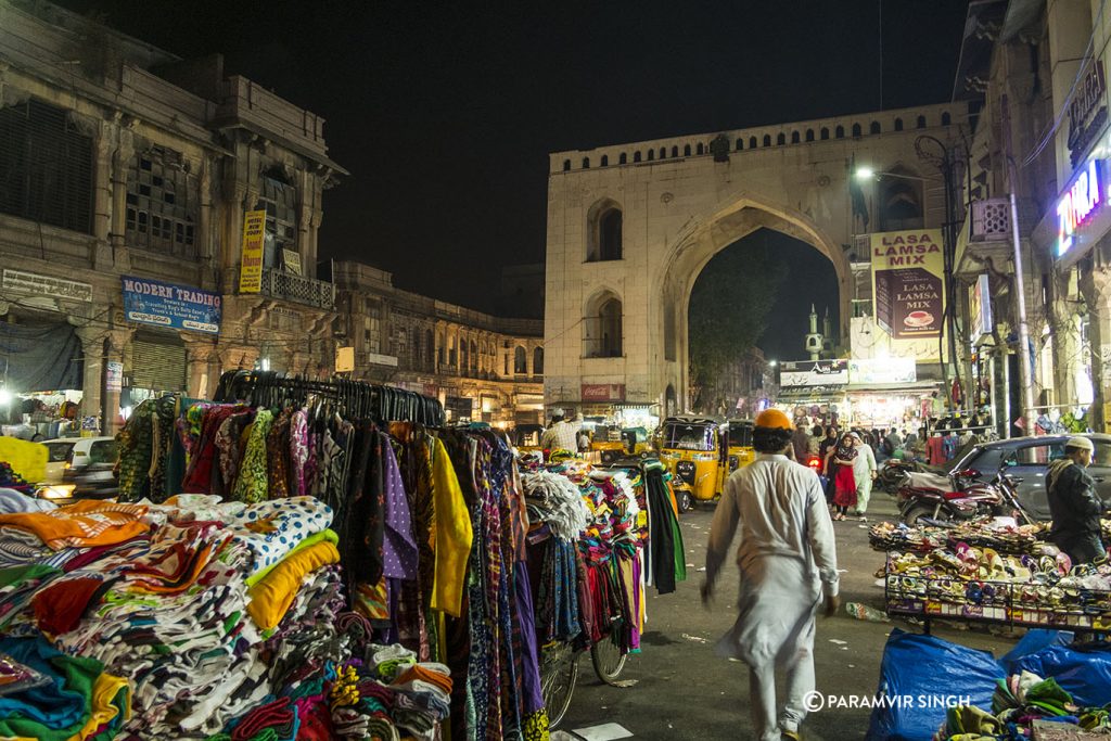 Charminar Market, Hyderabad.