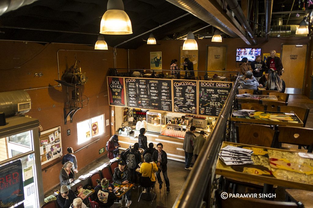 Cafe at New parkway Theatre, Oakland, USA