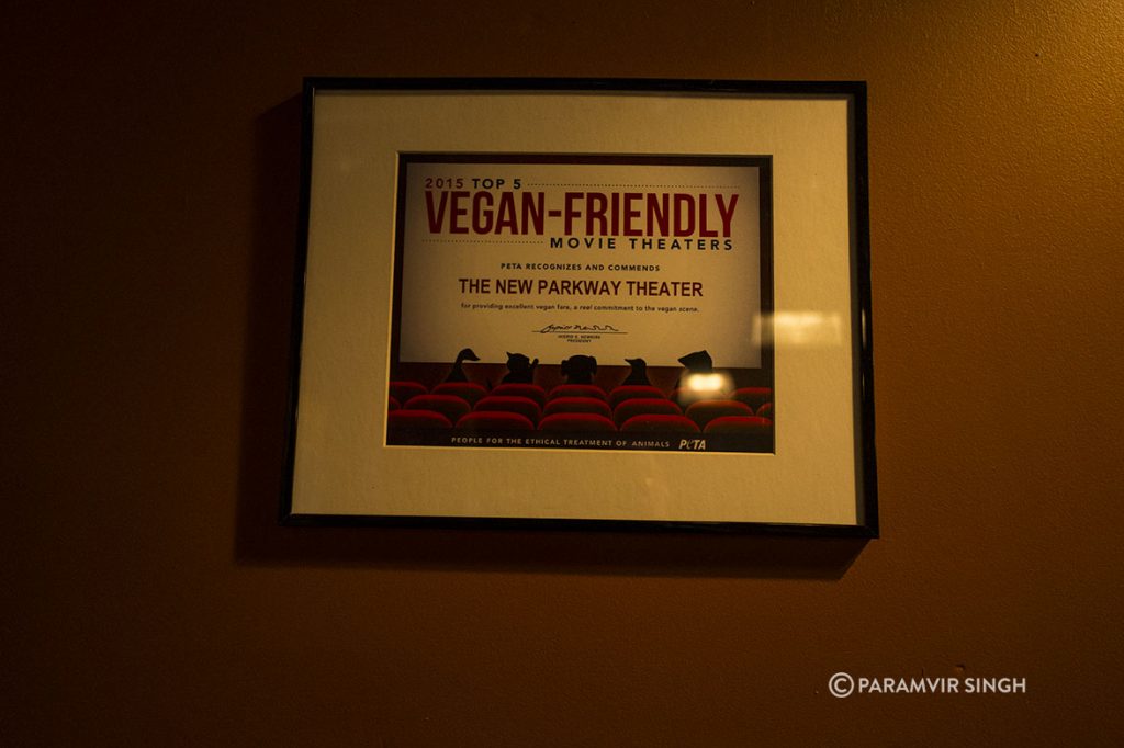 Vegan Friendly Cafe at New Parkway Theatre, Oakland, USA