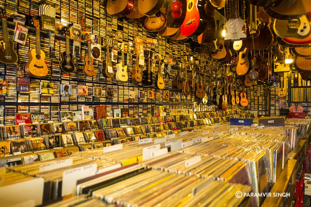 Music store, San Francisco.