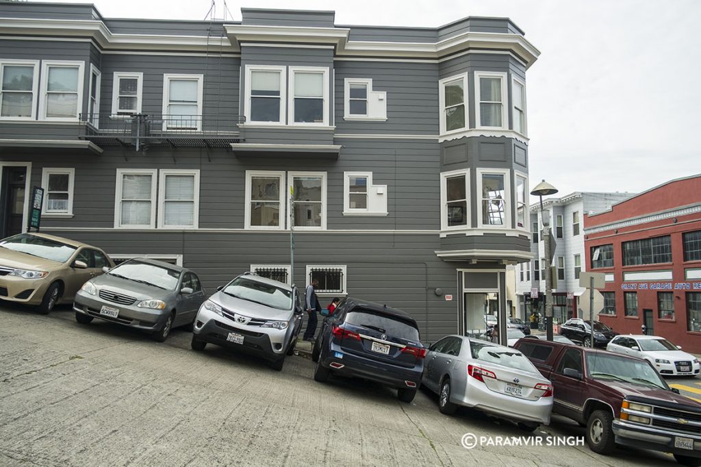 Towards telegraph Hill, San Francisco.