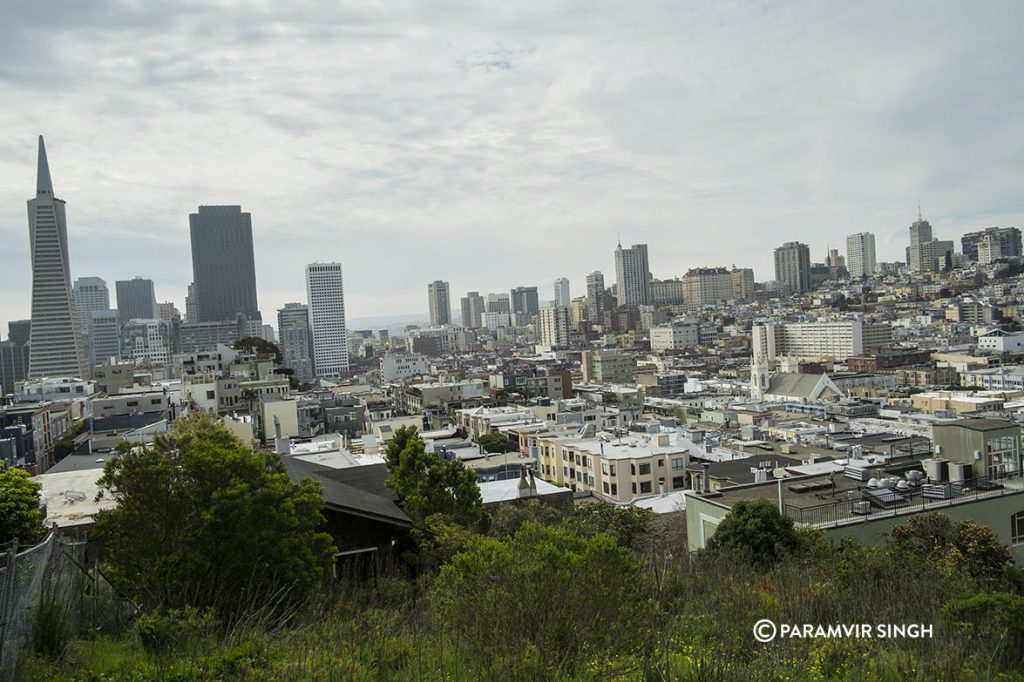 San Francisco view from Telegraph Hill