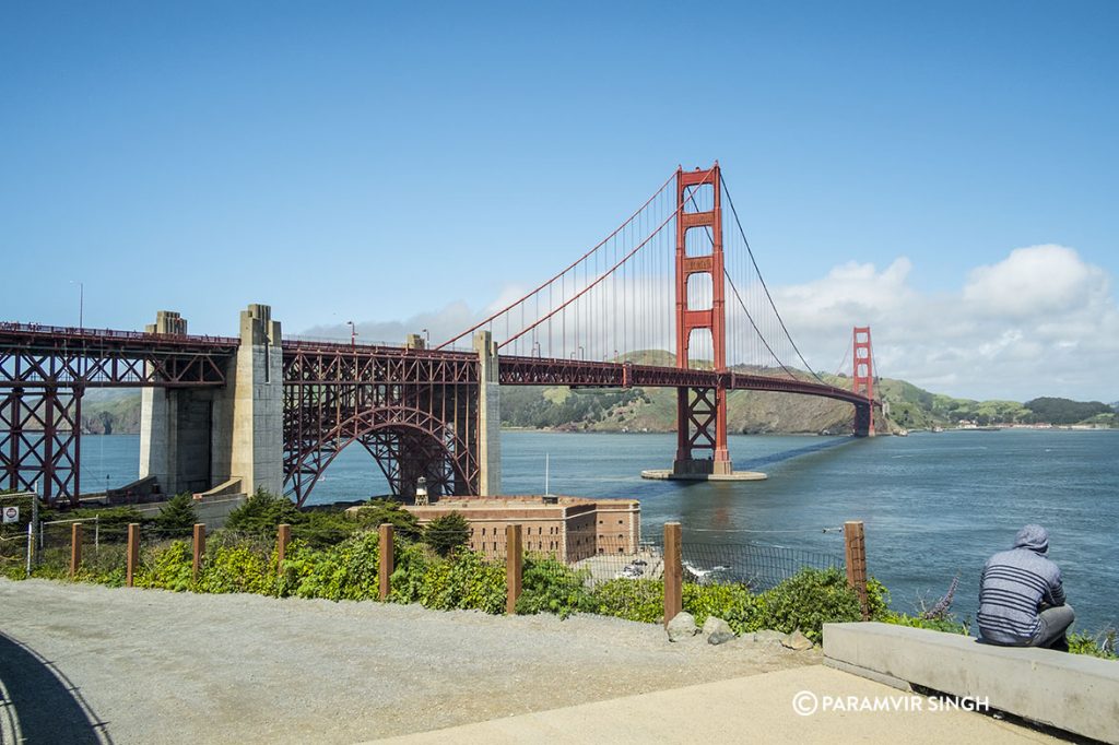 Golden Gate Bridge of San Francisco.