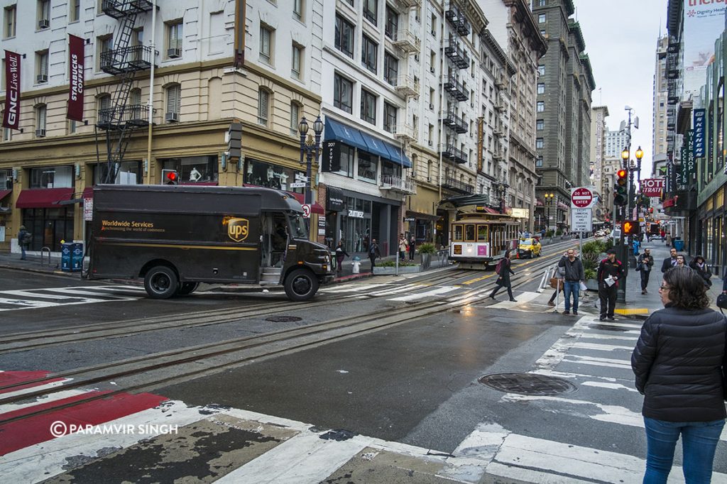 Wet Street, San Francisco