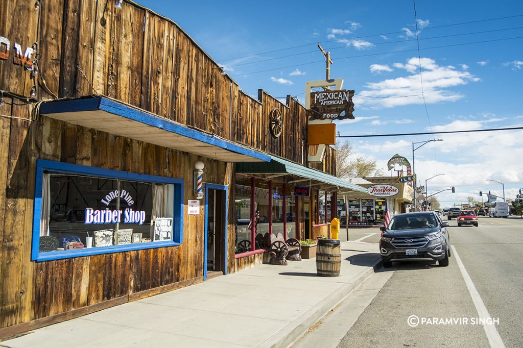 Barber Shop, Mexican restaurant, Lone Pine, California