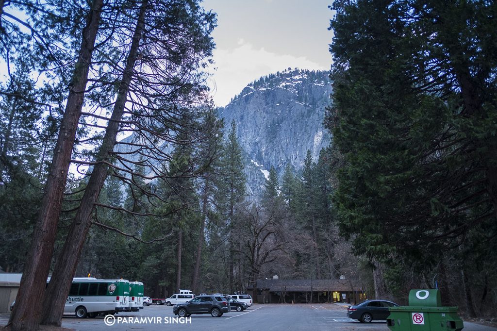 Parking Lot, Yosemite Village