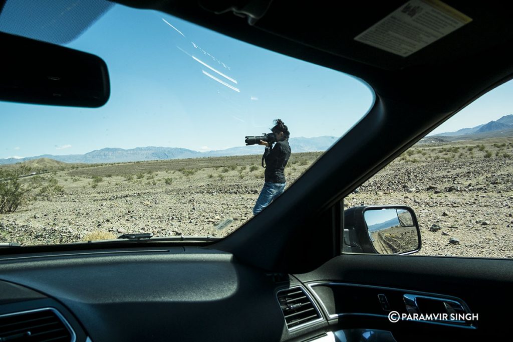 Photography inside the Death Valley National Park