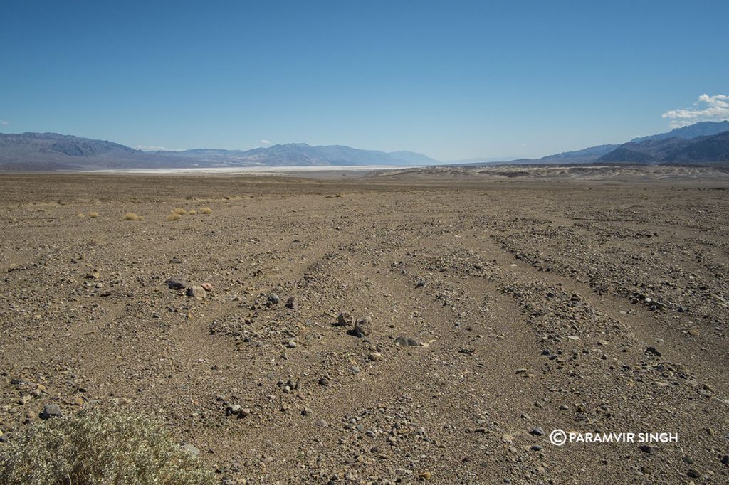 Martian soil at Death Valley National Park