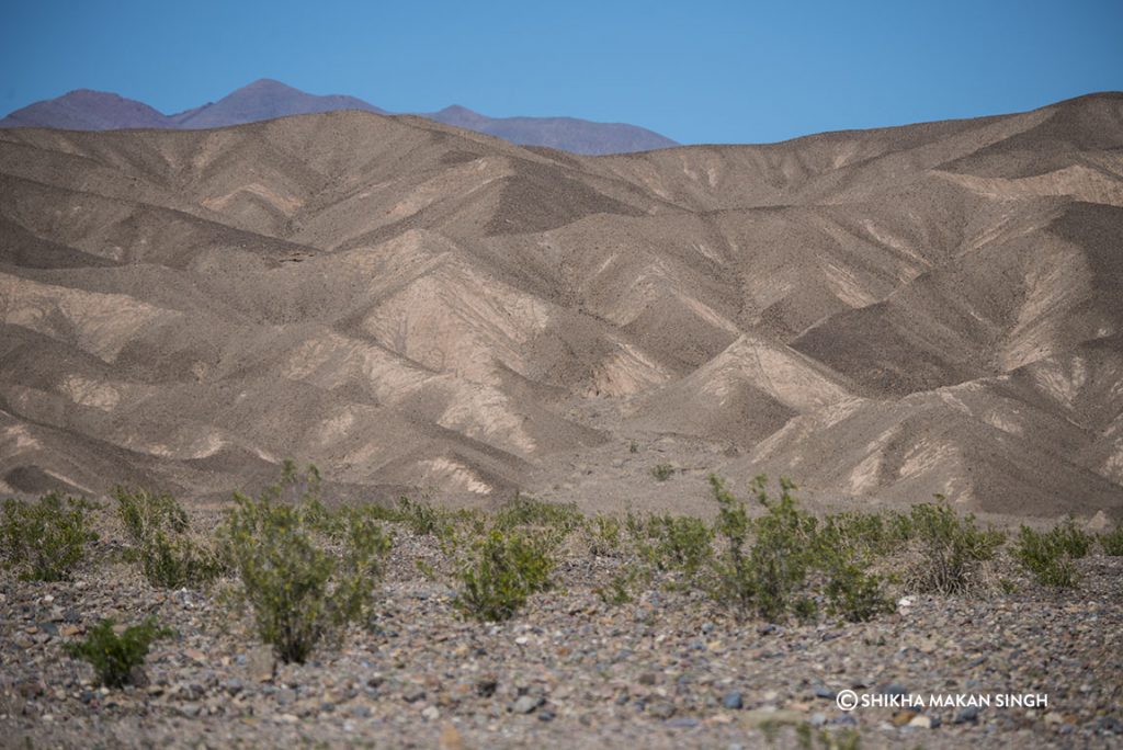 Sand Dune hills in Death Valley National Park