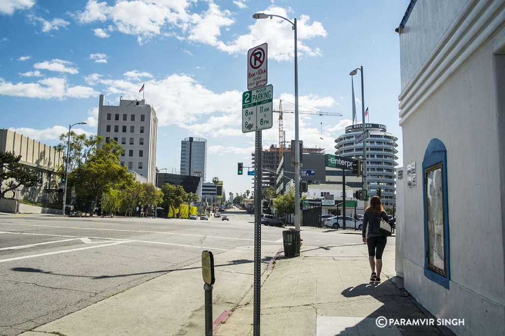 Sunny Los Angeles at Yucca Street