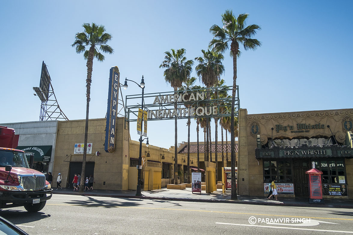 on Hollywood Boulevard Los Angeles