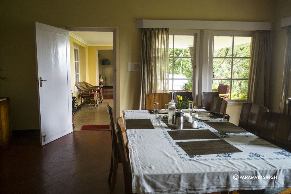 Dining Room at Chikmagalur