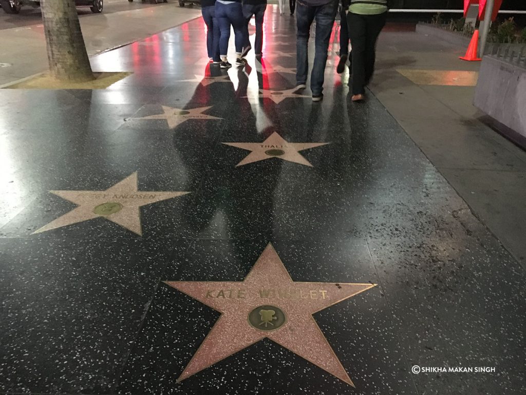 The Hollywood Walk of Fame