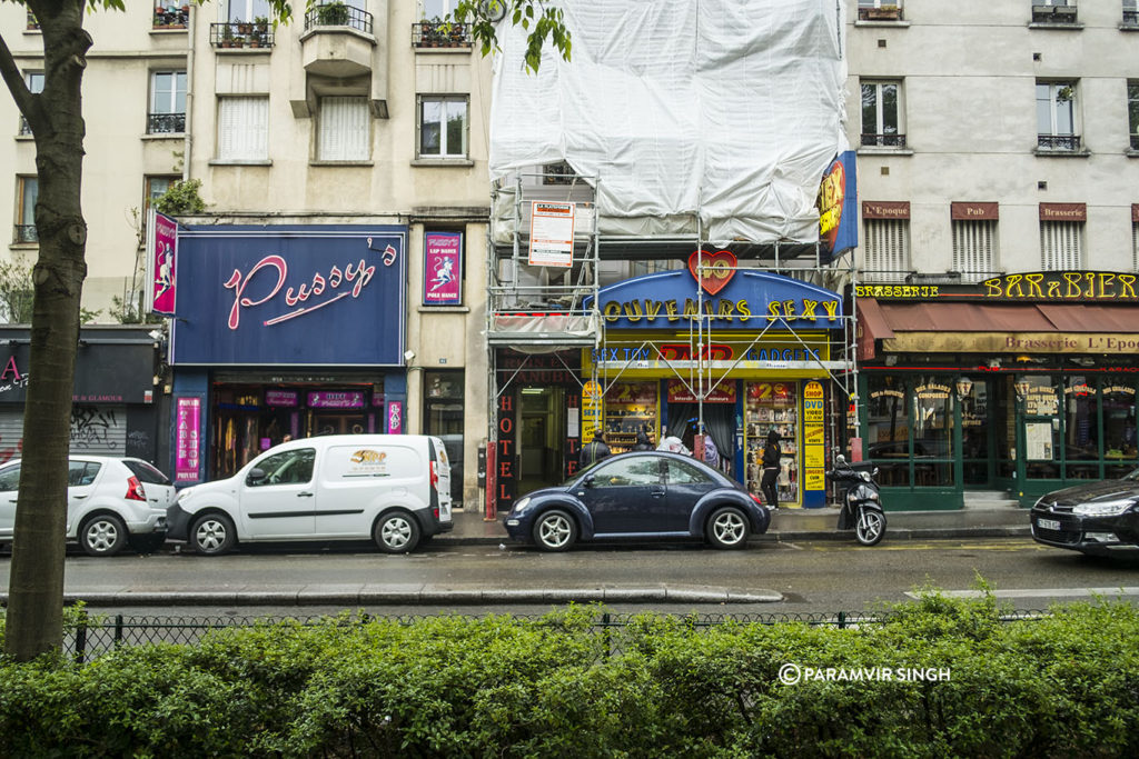 At the Boulevard de Clichy, Paris