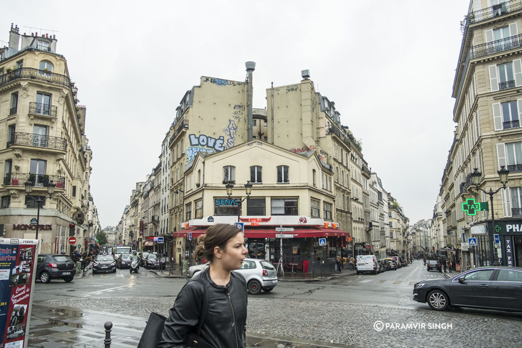 At the Boulevard de Clichy, Paris