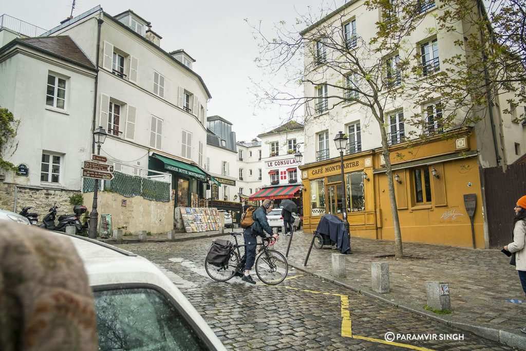 Walking up towards Montmartre