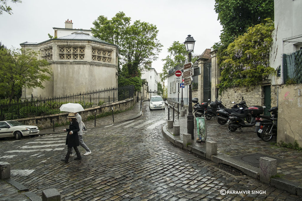 Walking towards Montmartre