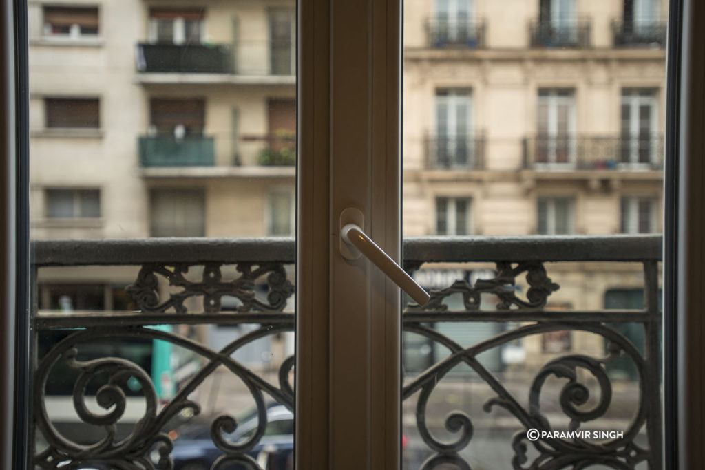 View from our Apartment near the Gar Du Nord.