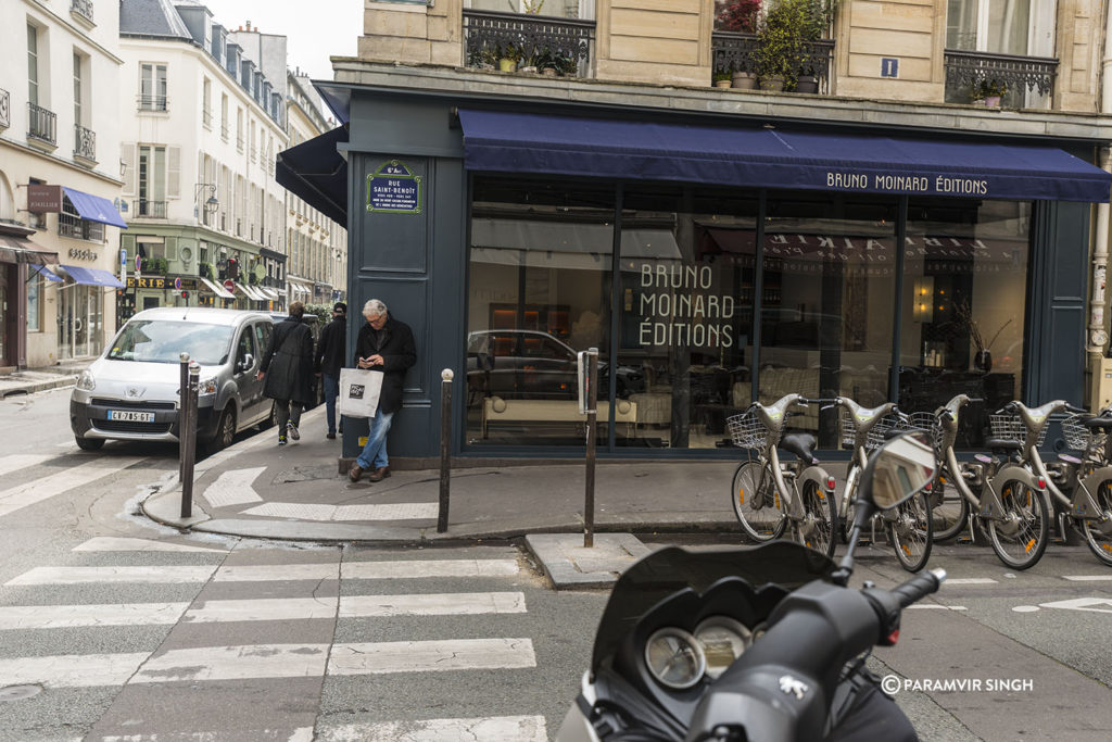 A street in Paris.