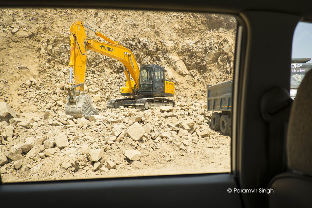 Construction in the Himalayas