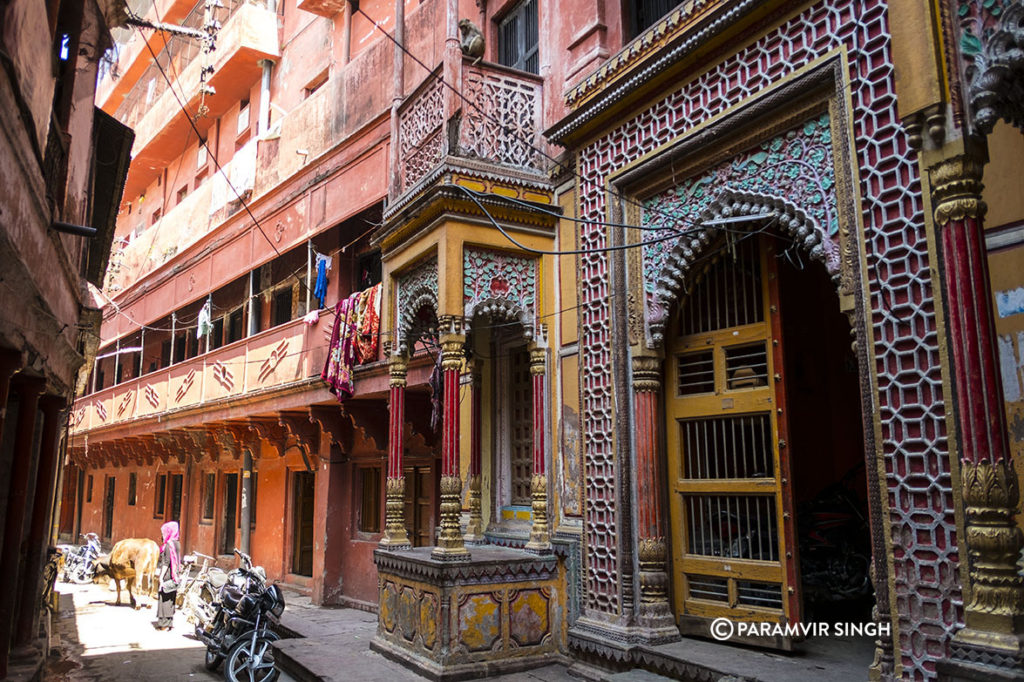 Temple in the lanes of Benaras.